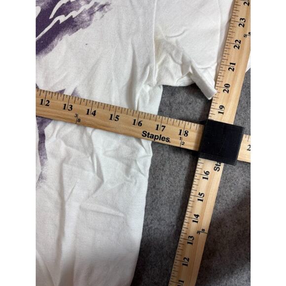 Fox Racing Oversized Sketch Logo Shirt Men Small Motocross Grunge Streetwear Y2K - Picture 3 of 5